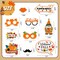 Fall Decor Happy Fall Gnomes Pumpkin Photo Booth Frame and Props